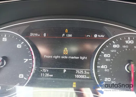 2015 Audi A7 3.0T Premium Plus from USA, damaged, VIN WAUWGAFC9FN022911